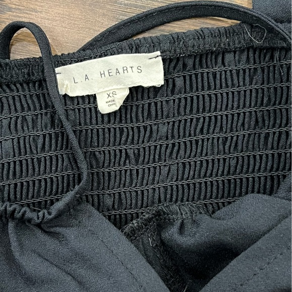 L.A HEARTS Cropped Tank Top with Neck Tie Up - Picture 6 of 11